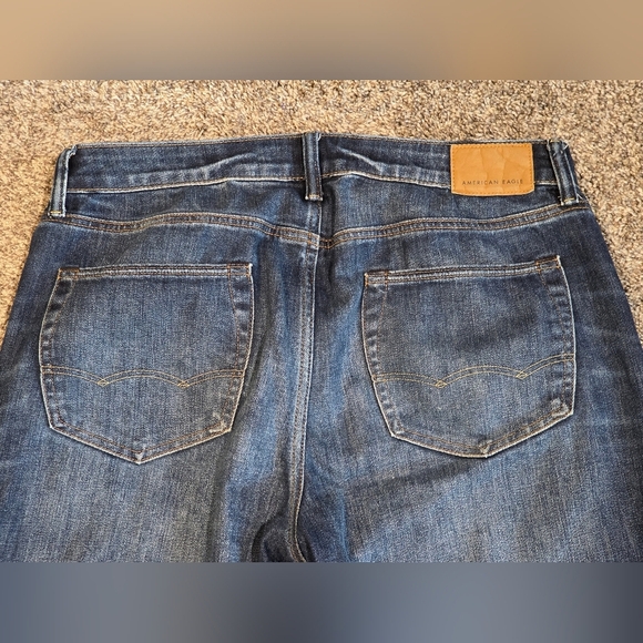 American Eagle Jeans- Mens Airflex + Temp Tech- Athletic Straight- Sz 32/32 - Picture 5 of 7